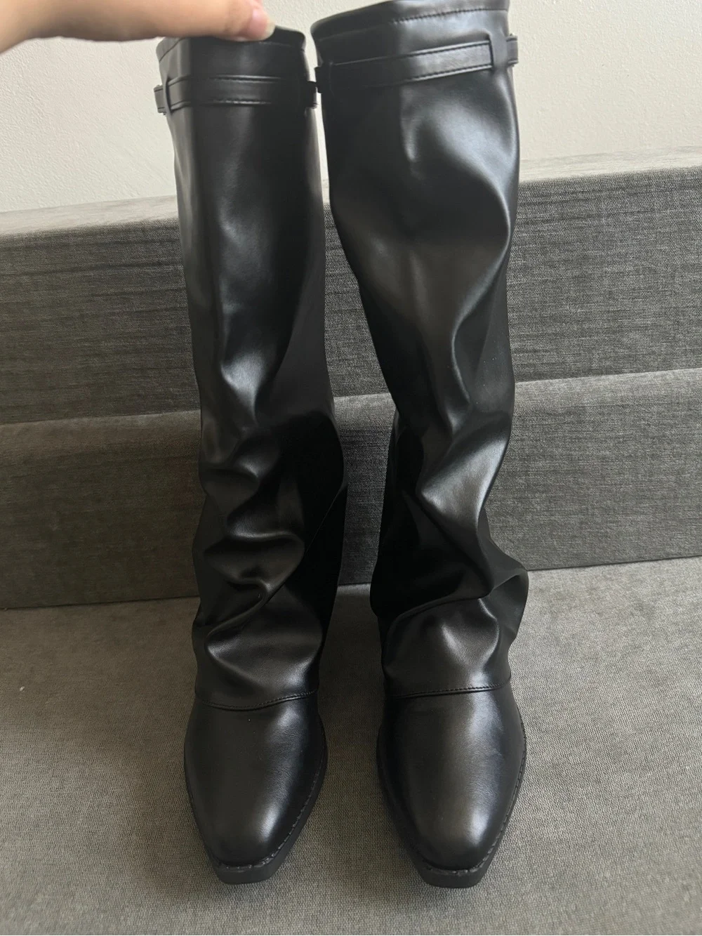 Women's Black Over-the-Knee Fashion Boots